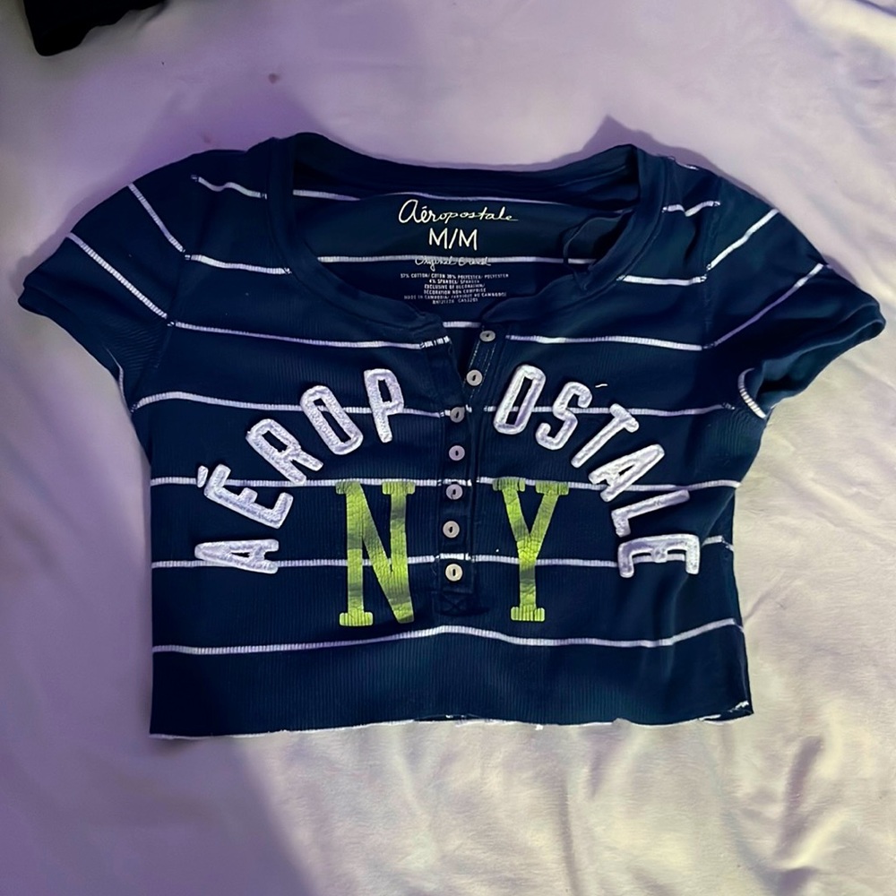 Aeropostale Womens Blue t-shirt